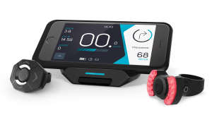 Smartphone mit Hub, Halterung und Daumen-Controller