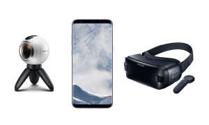 Samsung Galaxy S8 Plus Gear VR und Gear 360