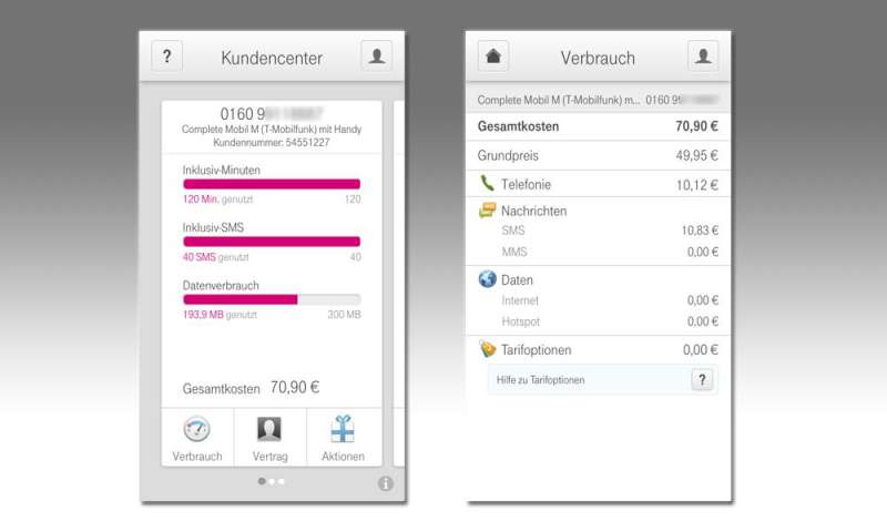 Kundencenter t mobile nummer