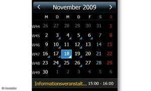 Samsung Omnia II Kalender