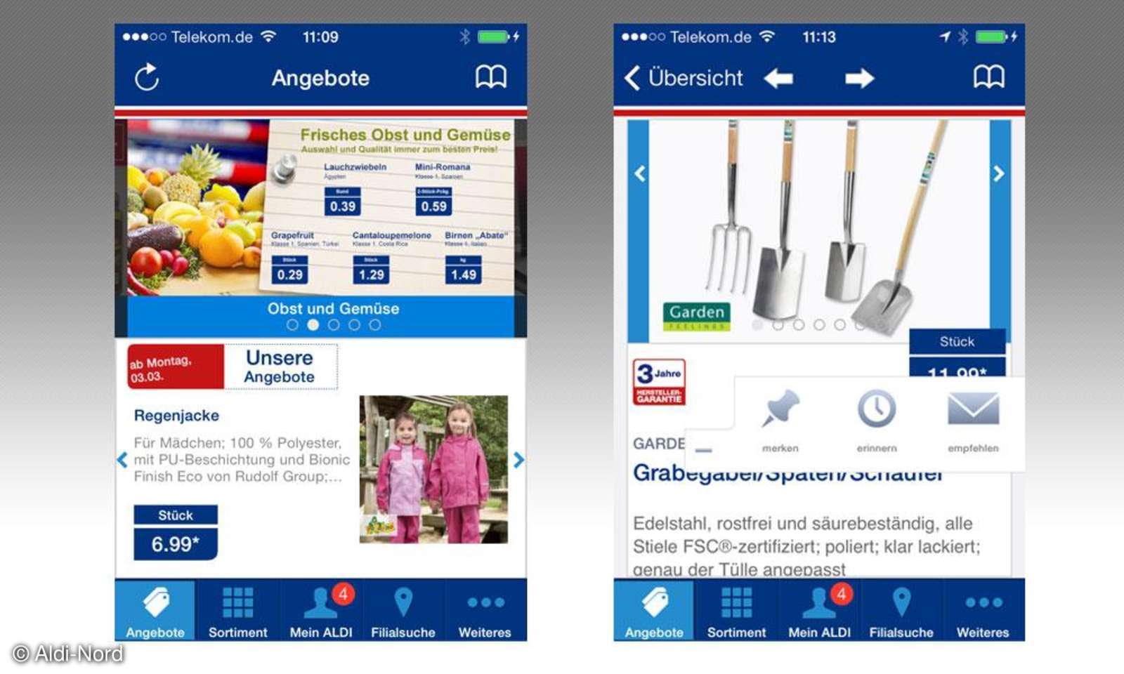 App von Aldi Nord im Test connect