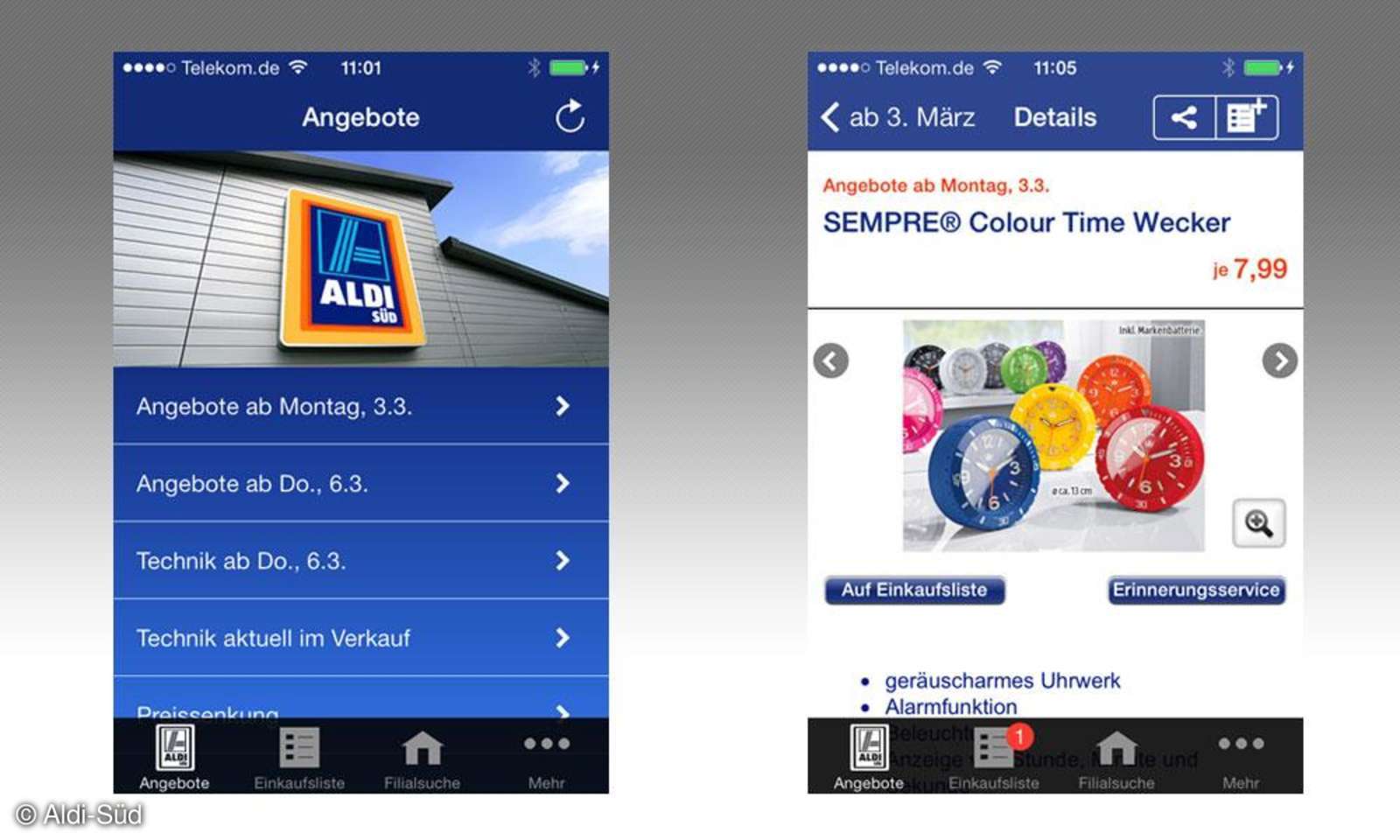 ALDI SüdApp im Test connect