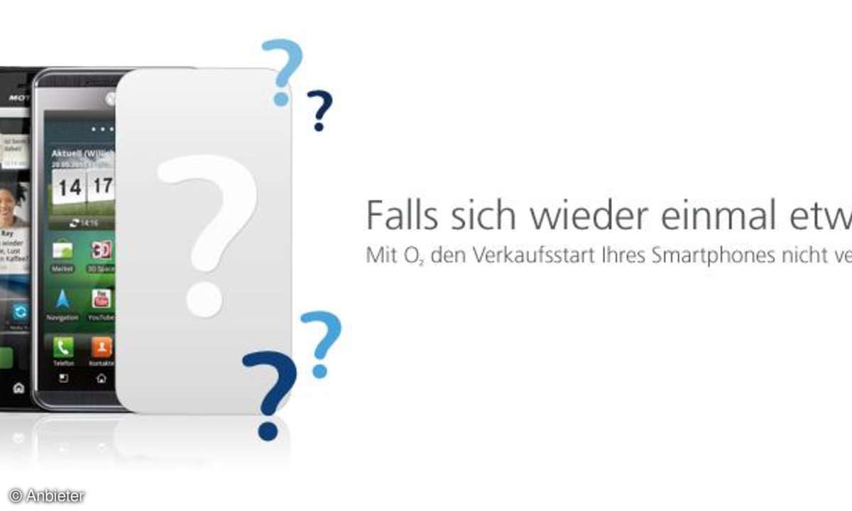 Die iPhone-Anmeldeseite von o2: Falls sich wieder einmal etwas ändert