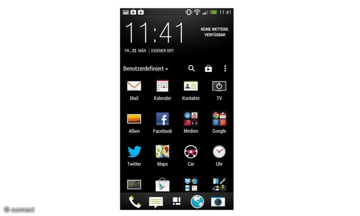 HTC One - Hauptmenü