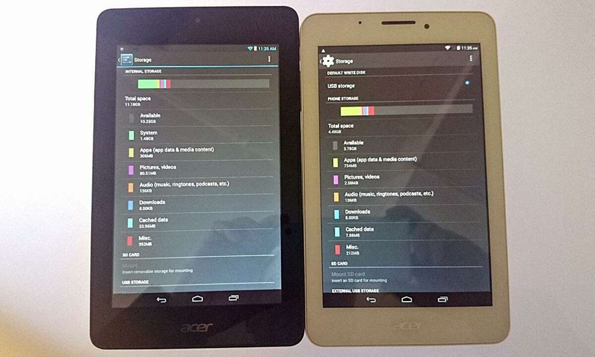 Acer Iconia One 7 und Tab 7