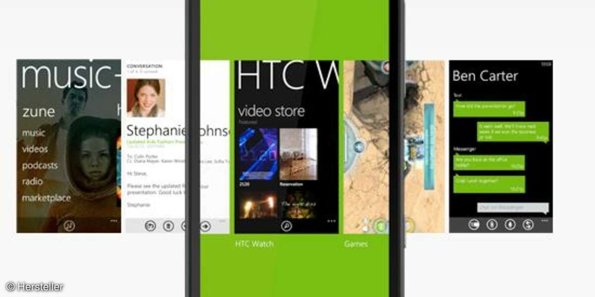HTC Watch auf dem HTC Titan