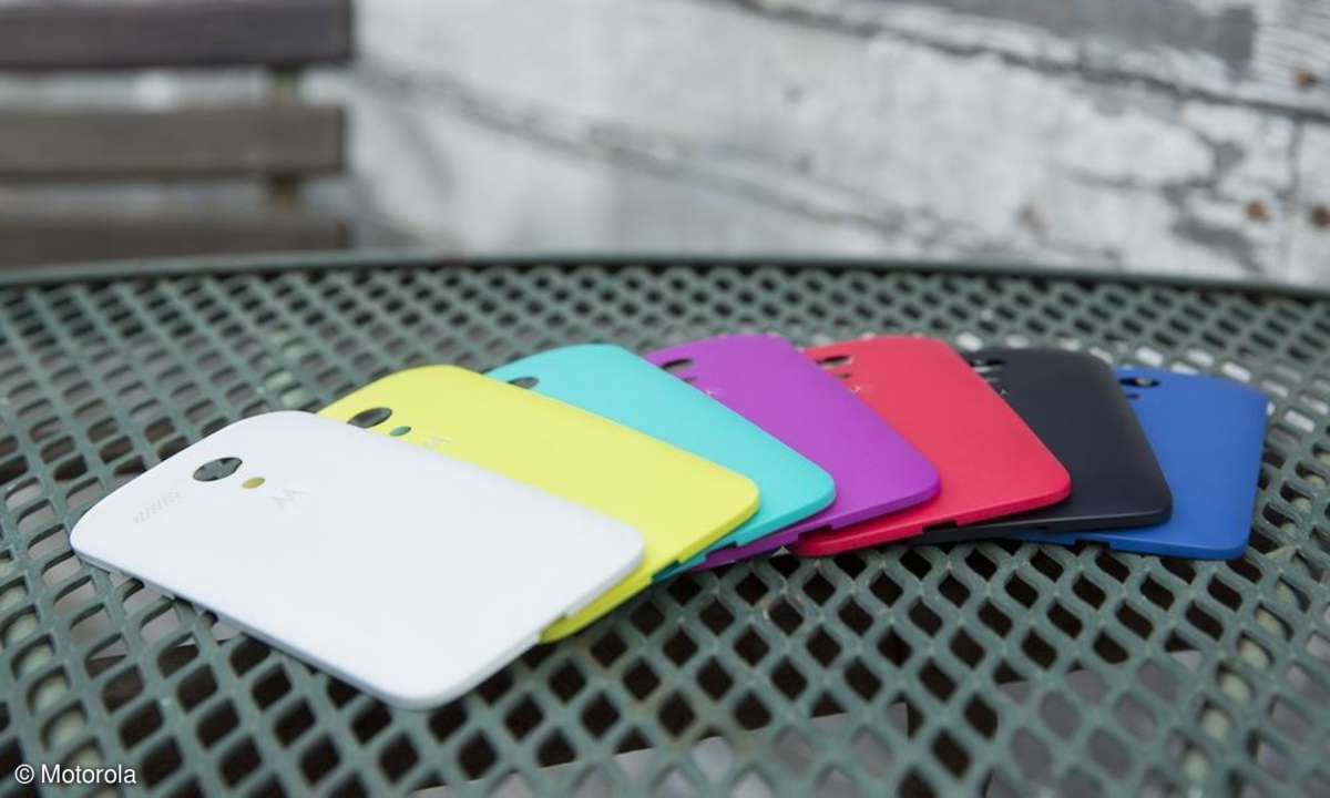 Motorola, Moto g, schalen