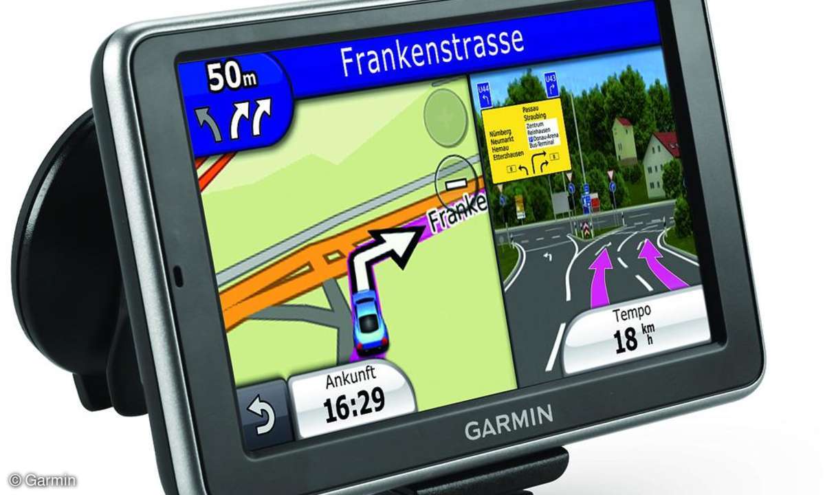 Das Garminnüvi 2460 LMT kommt