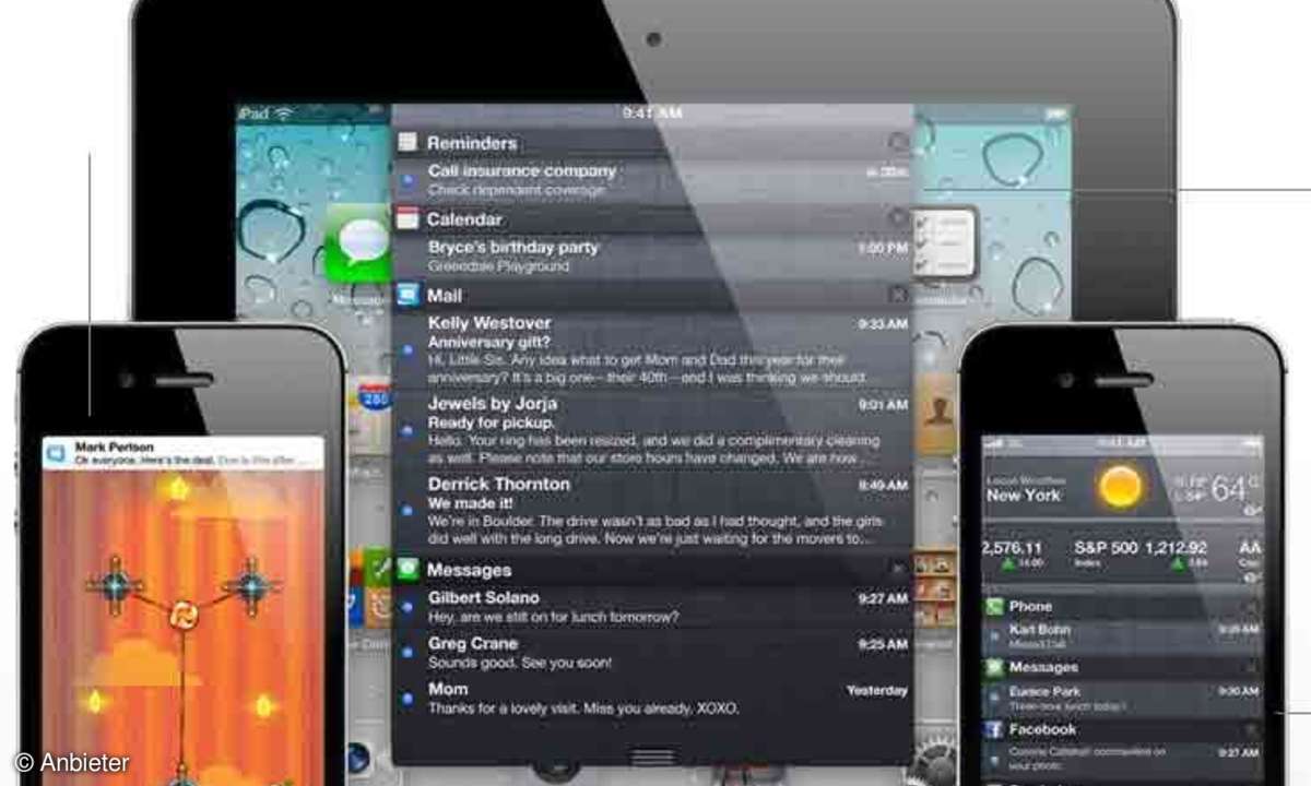 Das Notification Center von iOS 5