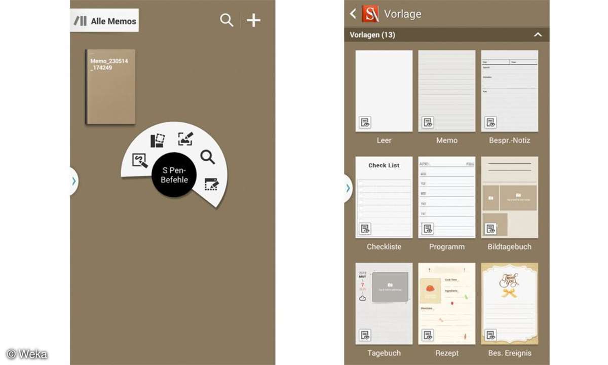 Galaxy Note 3 Neo, Screenshots, Pen