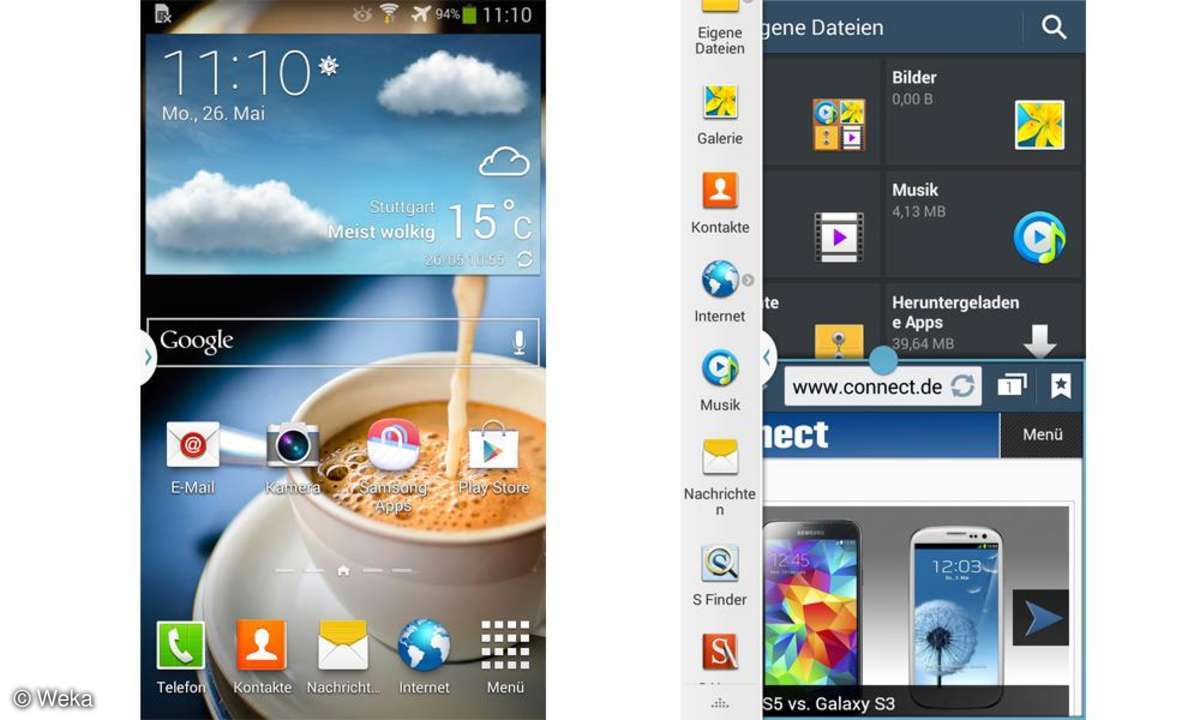 Galaxy Note 3 Neo, Screenshots, Multi Window