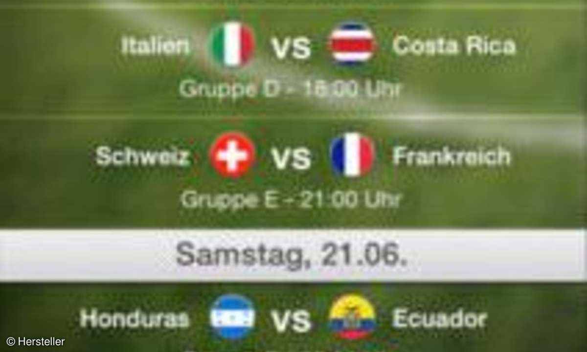 WM 2014 App Live