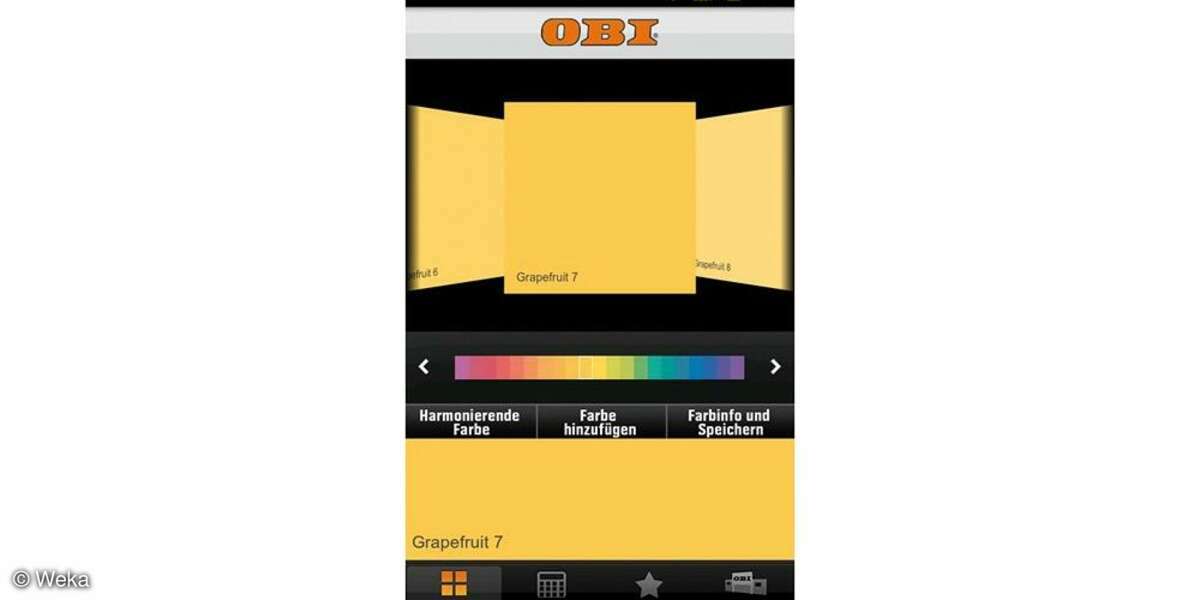 OBI Farbfinder - App zu Bauen und Einrichten