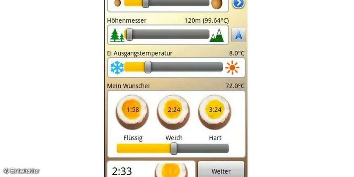 Die perfekte Eieruhr