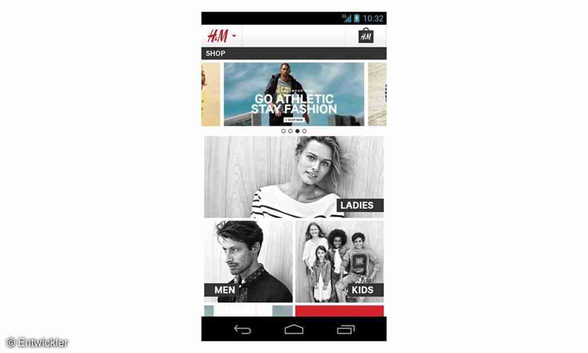 h and m app