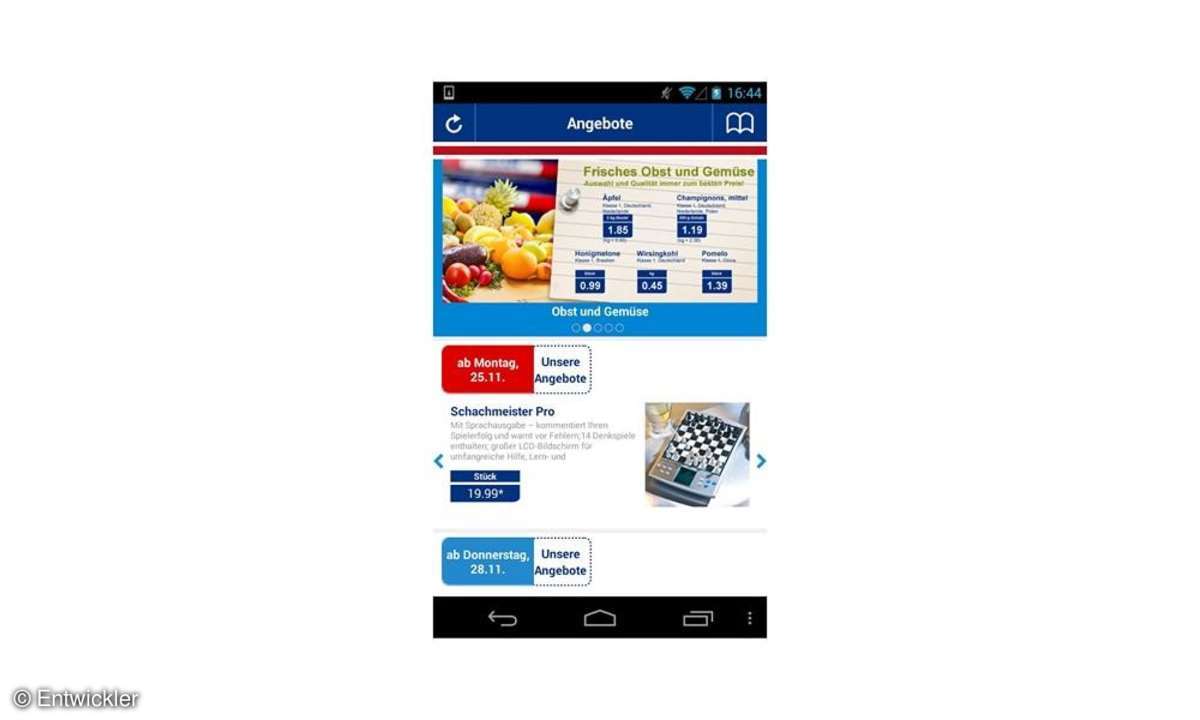 Die Aldi Nord App