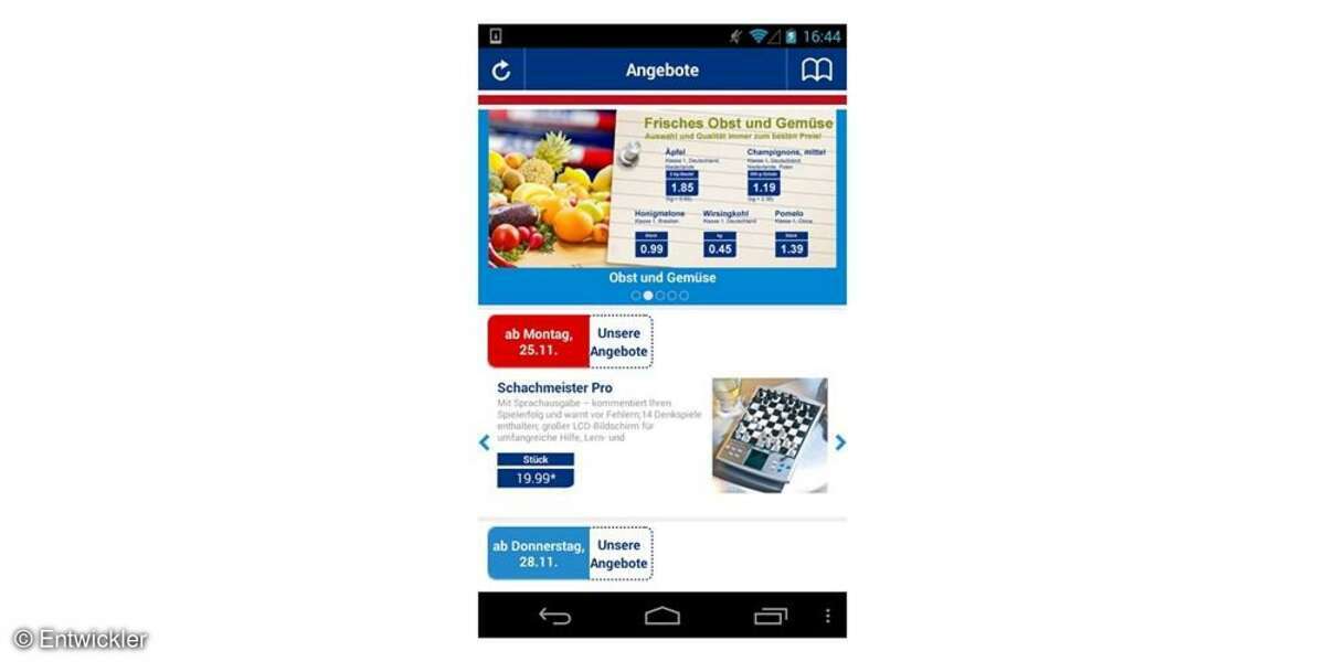 Die Aldi Nord App