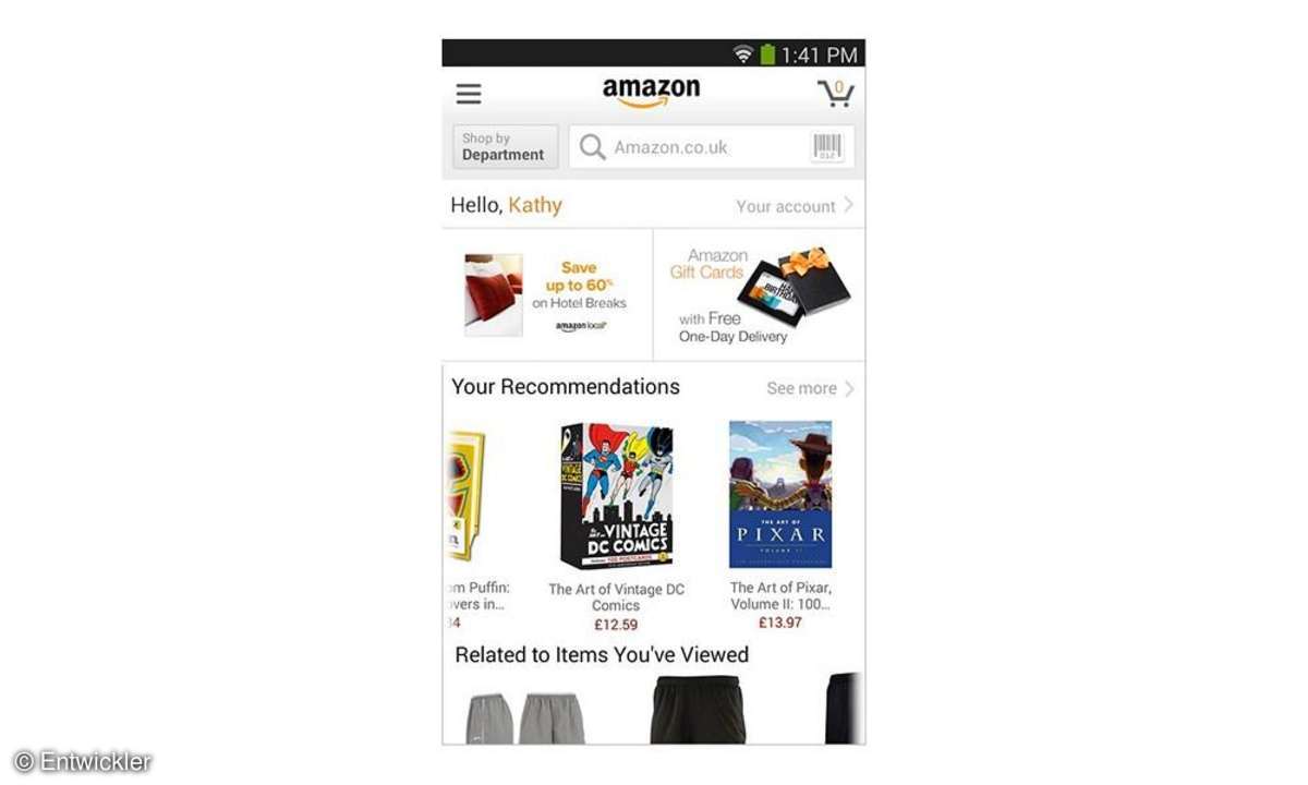 Die Amazon App