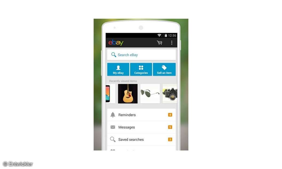 Die Ebay App