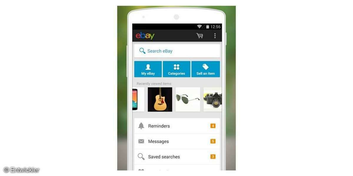 Die Ebay App