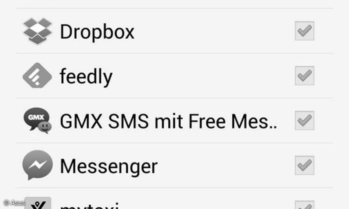 Asus, Anzeigewechsel