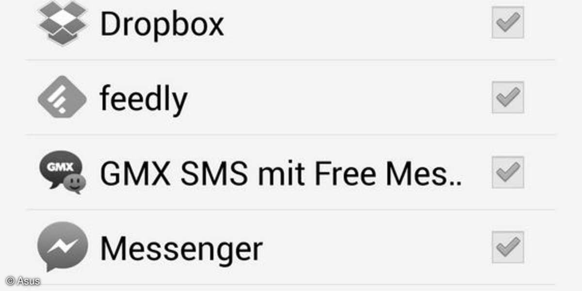 Asus, Anzeigewechsel