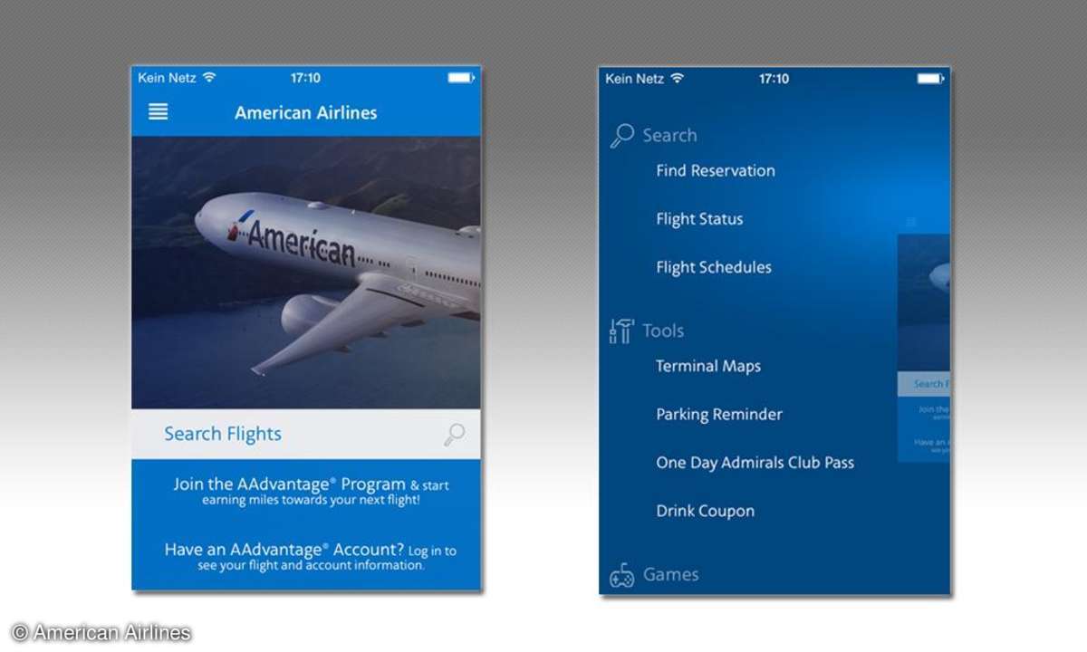 American Airlines, App