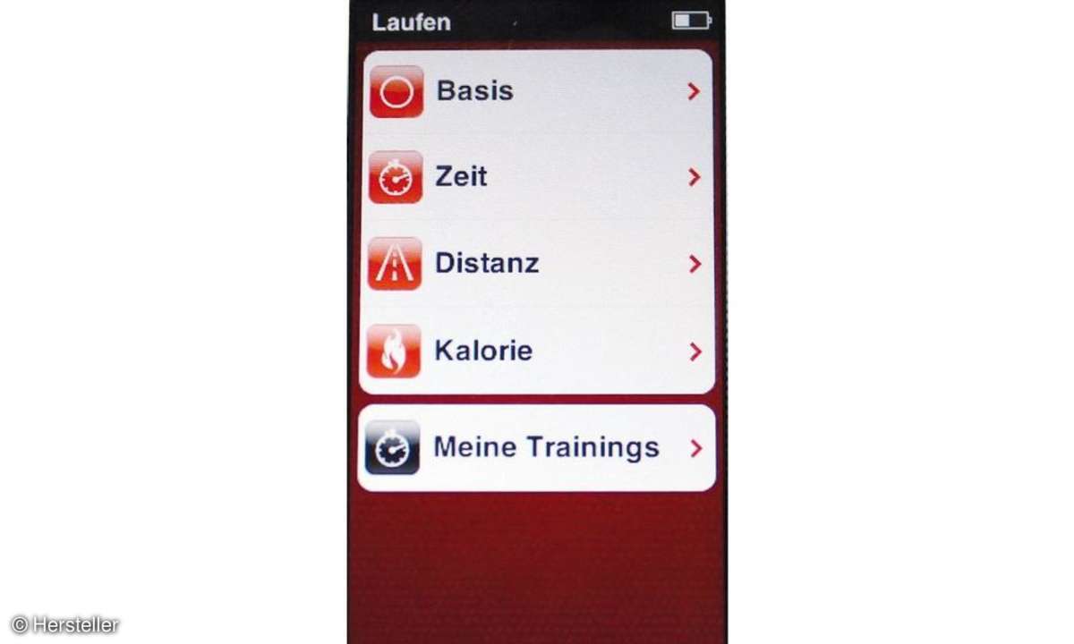 iPod nano Läufer-App