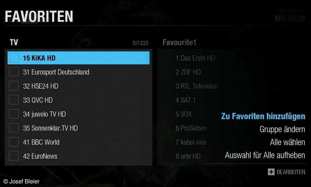 Favoritenliste