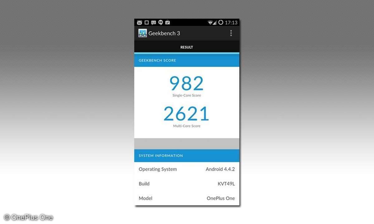 OnePlus One, Geekbench