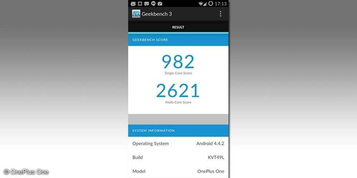 OnePlus One, Geekbench