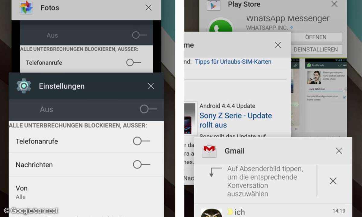 android L Multitasking