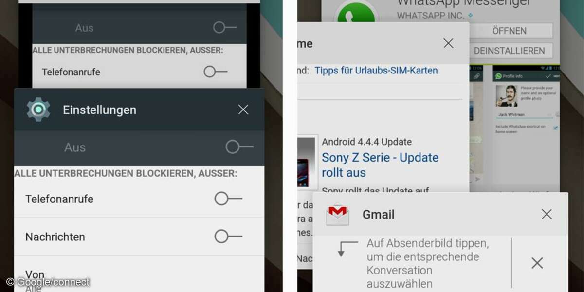 android L Multitasking