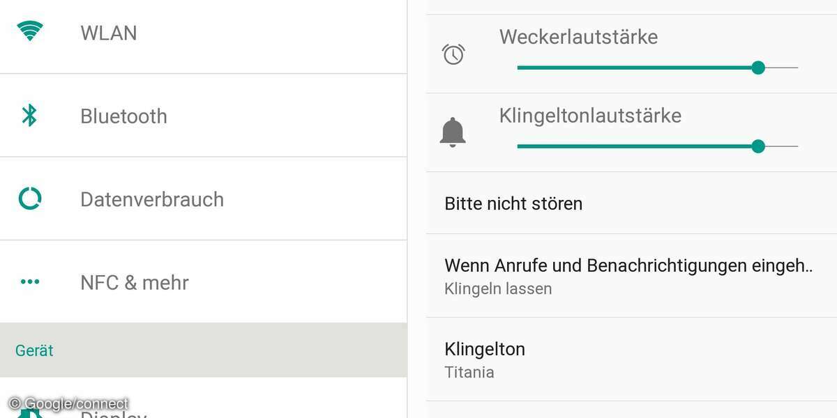 Android L Einstellungen