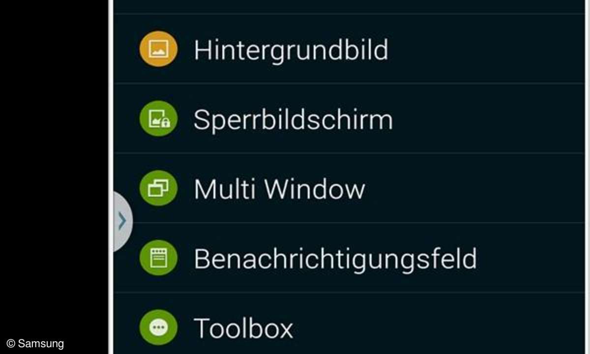 Samsung Galaxy S5 - Einhandbedienung