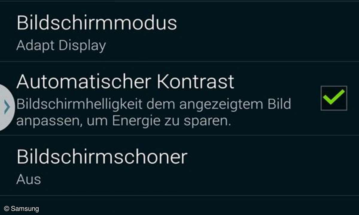 Samsung Galaxy S5 - Einhandbedienung