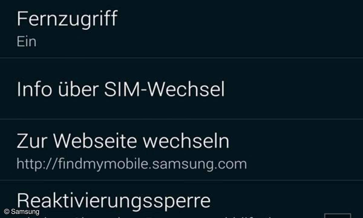 Samsung Galaxy S5 - Reaktivierungssperre
