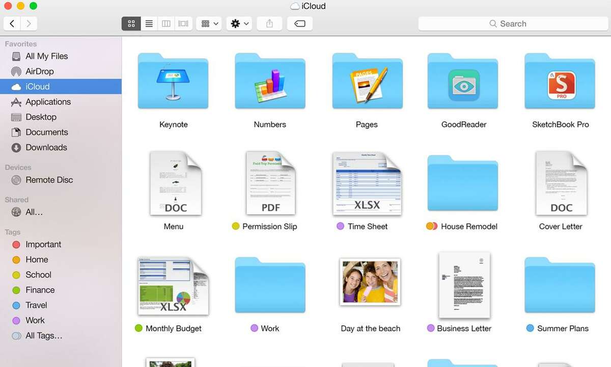 iCloud im Finder ansteuern