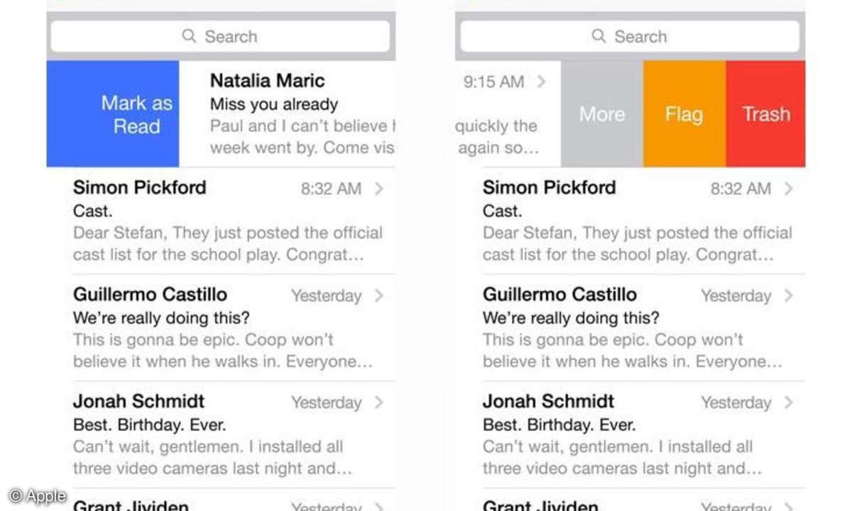 ios 8 posteingang e-mails