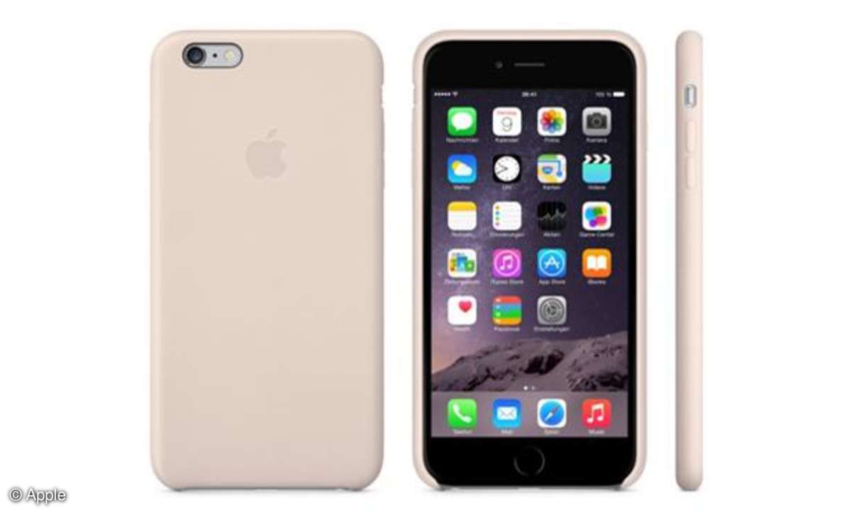 iPhone 6 Plus Leder Case - Soft Pink
