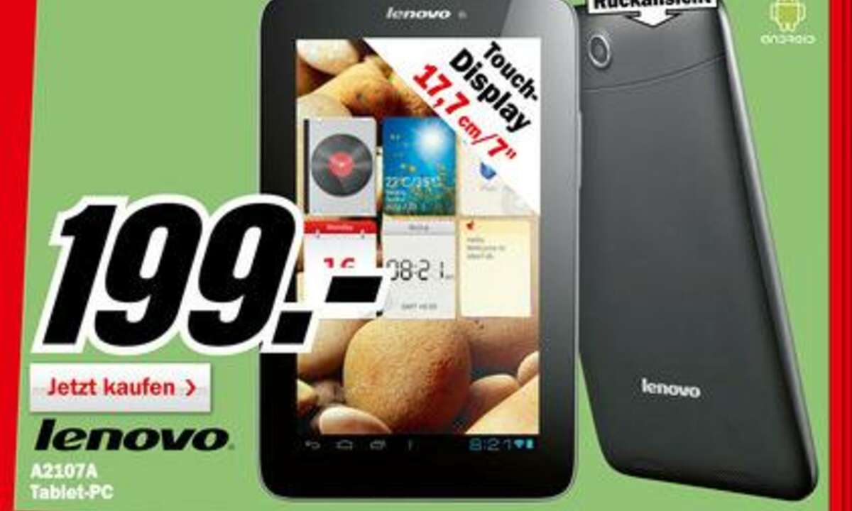 Lenovo IdeaPad A2017A, 7 Zoll Tablet