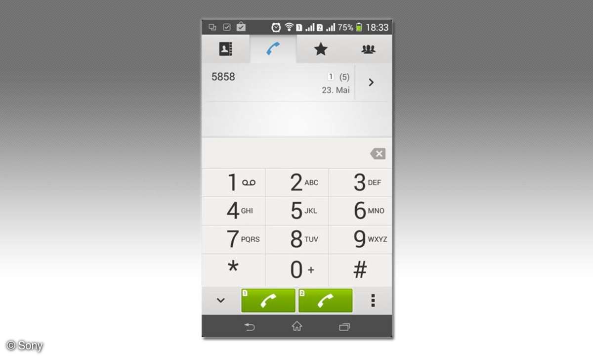 Sony, Xperia E1 Dual, Dual-Sim-Smartphone