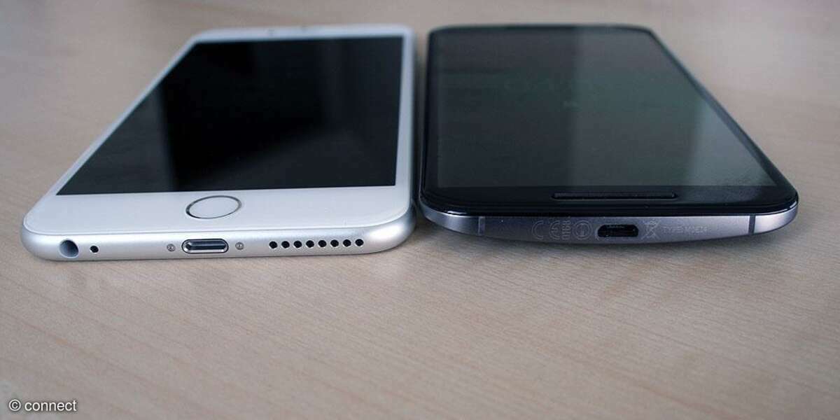 Apple iPhone 6 Plus im Größenvergleich