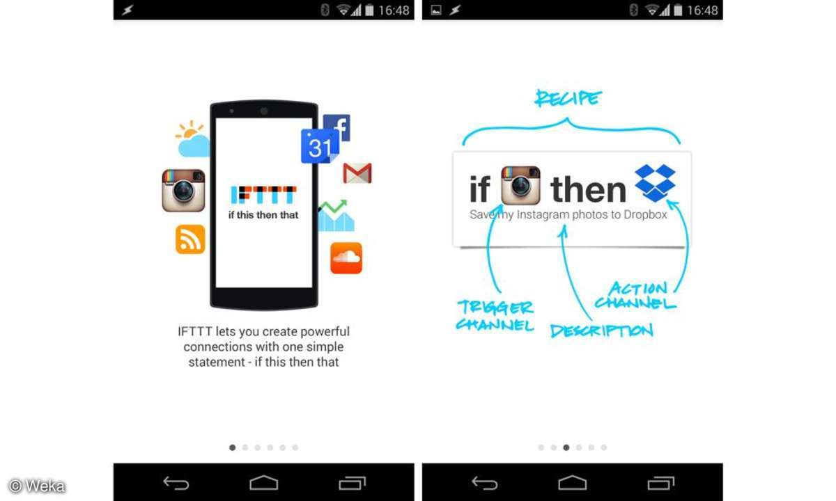 Connect IFTTT für Android