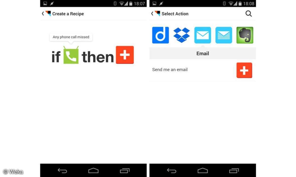 Connect IFTTT für Android