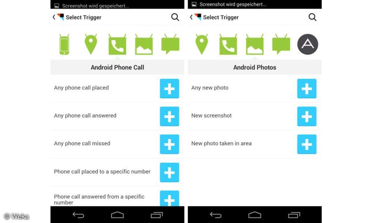 Connect IFTTT für Android