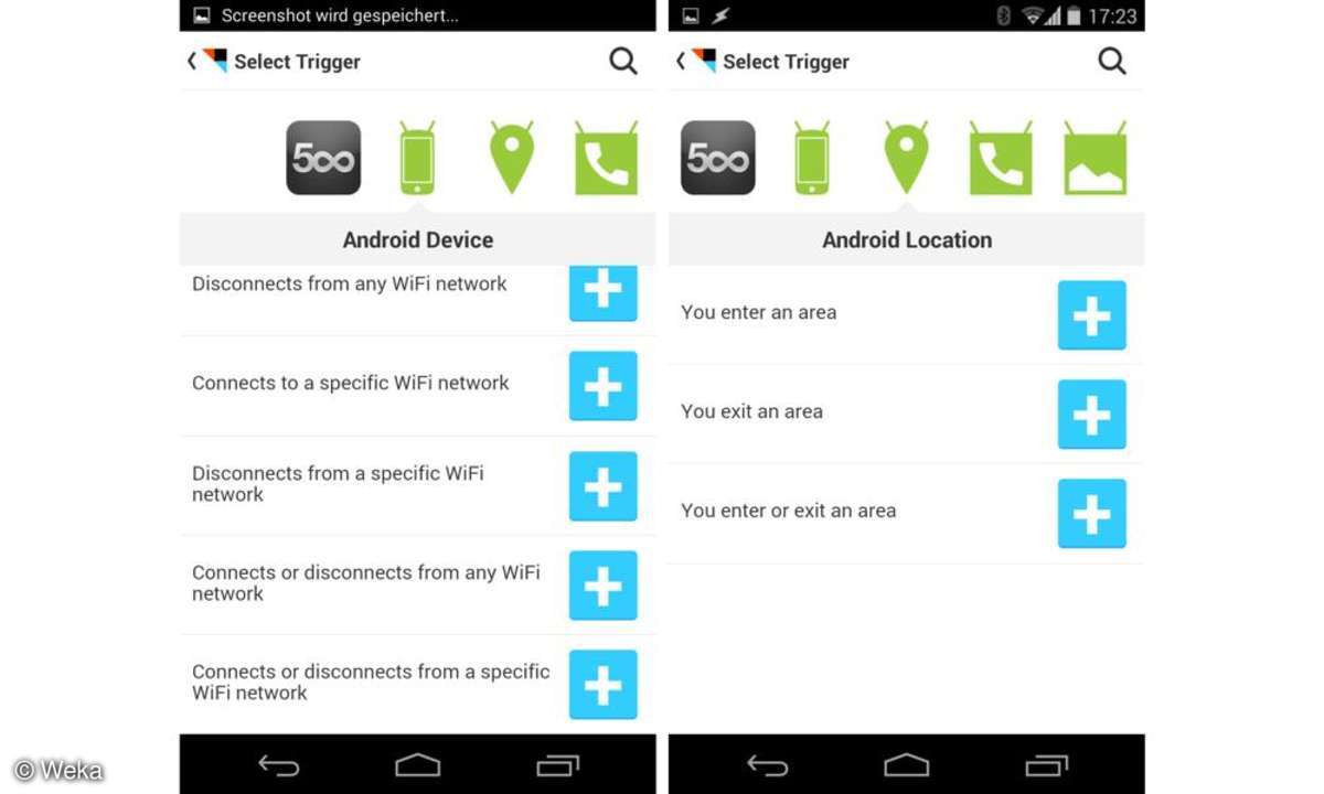 Connect IFTTT für Android