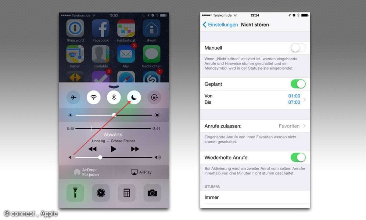 iOS 8 Einstellungen Tipps