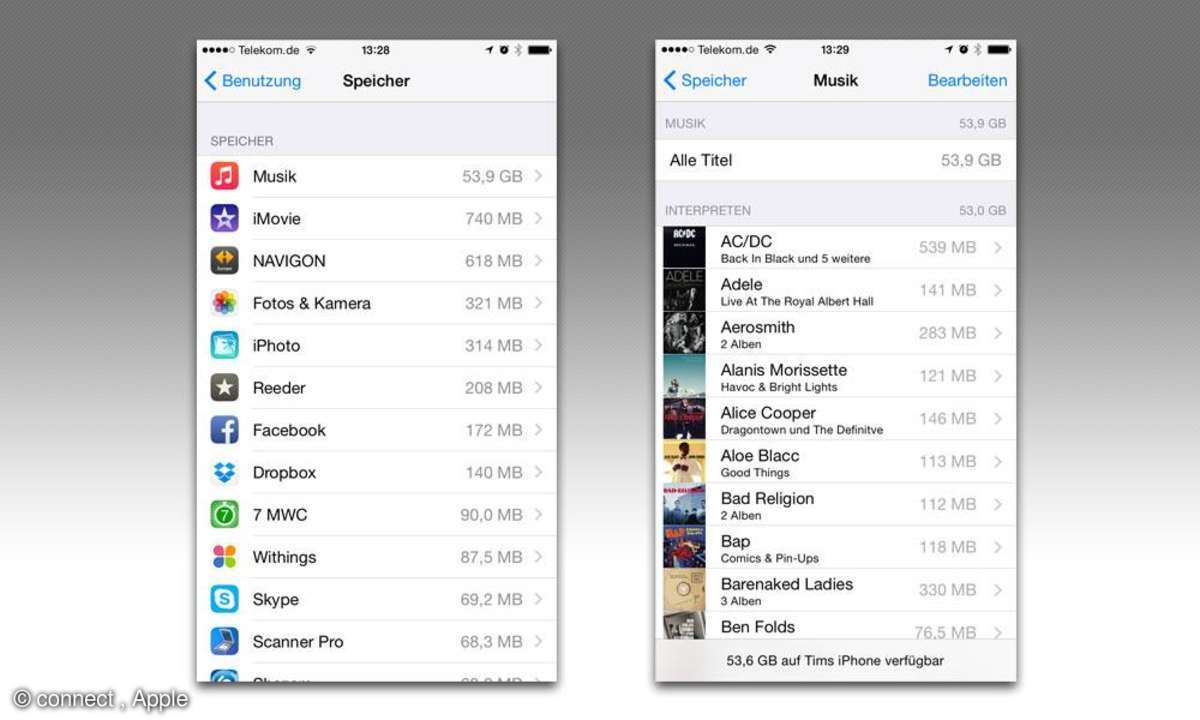 iOS 8 Einstellungen Tipps