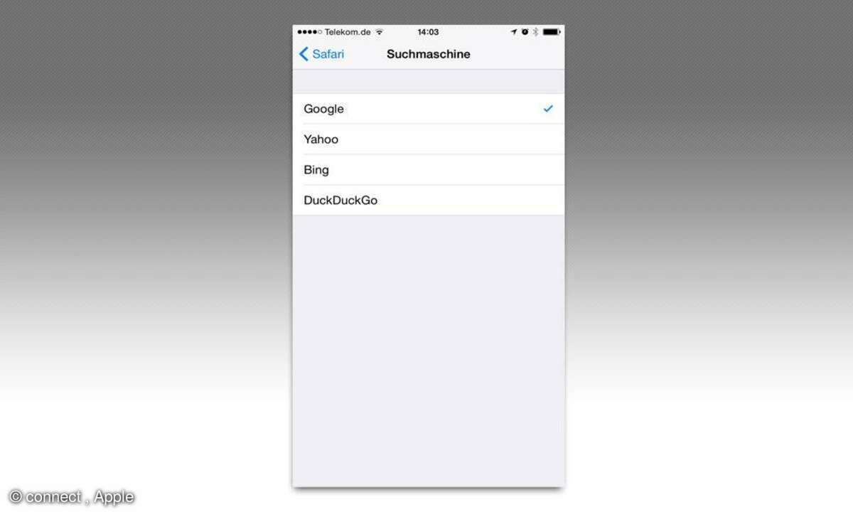 iOS 8 Einstellungen Tipps